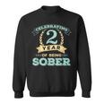 2 Year Sober Sobriety Anniversary Recovery Men Sweatshirt