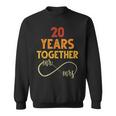 20 Años Juntos Sr & Señora Pareja Coincidencia 20 Aniversario Camisa de entrenamiento