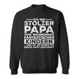 3 Drei 2 Ich Bin Stolzer Papaon Zwei Tolle Kinder S Sweatshirt