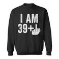 I Am 39 Plus Middle Finger 40Th Birthday Sweatshirt