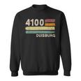 4100 Duisburg Retro Postcodes Old Postcode Vintage Sweatshirt