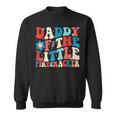 4Th Of July Birthday Dad Daddy Of The Little Firecracker Sweatshirt