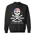 4Th Of July Fireworks Bomb Squad Director With Skull Sweatshirt