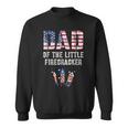 4Th July New Dad Of The Little Firecracker Birthday Squad Sweatshirt