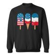 4Th Of July Popsicle Red White Blue American Flag Patriotic Sweatshirt