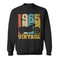 59Th Birthday Biker Dad Grandpa 59 Years Vintage 1965 Sweatshirt