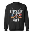 6 Geburtstag Junge Eishockey 6 Jahre Alt Geburtstag Squad Party Sweatshirt