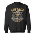 70 Year Old Vintage 1954 Man Myth Legend 70Th Birthday Sweatshirt