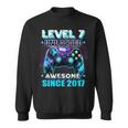 7Th Birthday Gamer 7 Years Old Bday Boy Seven Son Sweatshirt