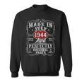 80 Years Old Legends Born In July 1944 80Th Birthday Sweatshirt