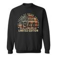 80Th Birthday Vintage 1944 80 Years Old Usa Flag Sweatshirt