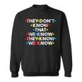 90'S Sitcom They Don't Know Friendship Sweatshirt
