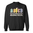 Abcd Reading Rocks Cute Rock'n Roll Lover Math Teachers Sweatshirt