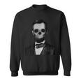 Abraham Lincoln America Dead Zombie Skull Sweatshirt