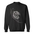 Adler Mit Fineline Tribal Adlerkopf Tattoo Für Animal Lover Sweatshirt