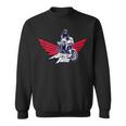 Africa Touring Twin Motorcycle Stripes Logo Sweatshirt