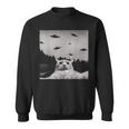 Alien Ufo Cat Sweatshirt