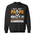 Alles Gute Papa Wünscht Dir Dein Beste Schwimmer Father's Day Sweatshirt