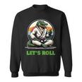 Alligator Bjj Gi Brazilian Jiu Jitsu Kampfkunst Let's Roll Sweatshirt