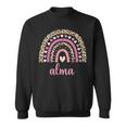 Alma Regenbogenorname Name Geburtstag Alma Sweatshirt