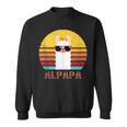 Alpapa Alpakaatertag Bester Papaater Fan Lamaatertag Sweatshirt