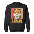 Alpapaatertag Papa Alpaka Retrointageatertag Lustiger Kapuzenjacke Sweatshirt