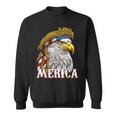 America Patriotic Usa Flag Eagle Of Freedom 4Th Of July Sweatshirt