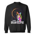 America Totality 04 08 24 Total Solar Eclipse 2024 Cute Cat Sweatshirt