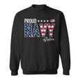 American Flag Proud Navy Sister Sweatshirt