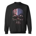 American Flag Usa Us Skull Sweatshirt