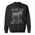 Animal De La Ferme La Vie Est Meilleure Avec Les Ânes Sweater e