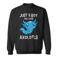 Animal Sólo Un Chico Que Ama Los Axolotls Salamandra Ajolote Camisa de entrenamiento