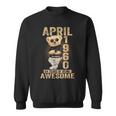 April 1960 64Th Birthday 2024 64 Years Of Being Awesome Sweatshirt