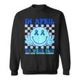 In April We Wear Blue Child Abuse Prevention Awareness Sweatshirt