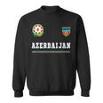 Aserbaijan Sports Football Flag Football Te- Sweatshirt