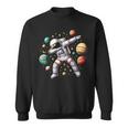 Astronaut Dabbing In Space Cosmic Galaxy Adventure Sweatshirt