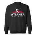 Atlanta Baseball Vintage Minimalist Retro Baseball Lover Sweatshirt