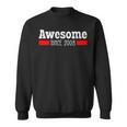 Awesome Since 2008 14 Years Old 14Th Birthday Vintage Sweatshirt