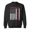 Awesome Like My Daughter Fathers Day Dad American Flag Sweatshirt