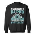 Awesome Dj Dad Like A Normal Dad But Cooler Fathers Day Sweatshirt
