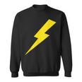 Awesome Lightning Bolt Yellow Print Sweatshirt