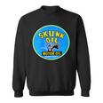 Back Only Retro Vintage Gas Station Skunk Oil Motor Oil Sweatshirt