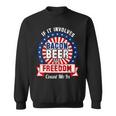 Bacon Beer Freedom America Usa Sweatshirt