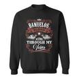 Banuelos Blood Runs Through My Veins Vintage Family Name Sweatshirt