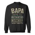 Bapa From Grandchildren For Fathers Day Bapa Sweatshirt