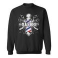 Barber Shop Pole Hairdresser & Barber Hipster Sweatshirt