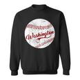 Baseball Washington Dc Team Love Baseball National Pastime Sweatshirt