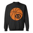 Basketball Player Jersey Number 13 Thirn Graphic Sweatshirt