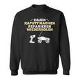 Bauen Kaputt Machen Reparieren Wiederholen Rc Racing Sweatshirt