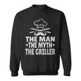 Bbq Der Mann Der Mythos Der Griller Lustiger Papaatertag Sweatshirt